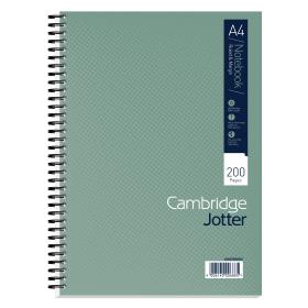 Cambridge Ruled Margin Wirebound Jotter Notebook 200 Pages A4 (3 Pack) 400039062 JD82373