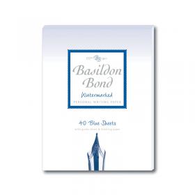 Basildon Bond Blue Writing Pad 137 x 178mm (10 Pack) 100100123 JD90356