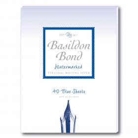 Basildon Bond Blue Writing Pad 137 x 178mm (10 Pack) 100100123 JD90356