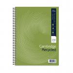 Cambridge Recycled Ruled Wirebound Notebook 200 Pages A4+ (3 Pack) 100080423 JD93266