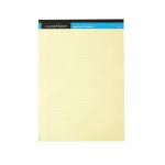 Cambridge Everyday Ruled Legal Pad 100 Pages A4 Yellow (Pack of 10) 100080179 JD93288