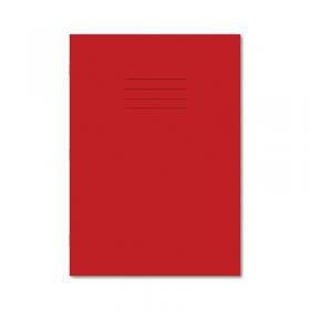 Hamelin Exercise Book 8mm Lined 80 Page A4 Red (Pack of 50) 100103371 JD93707