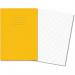 Hamelin Exercise Book 7mm Squared 80 Page A4 Yellow (Pack of 50) 100101670 JD95406