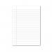 Hamelin Loose Leaf Paper 8mm Lined 1000 Page Unpunched with Margin A4 (Pack of 5) 100104040 JD95445