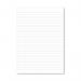 Hamelin Loose Leaf Paper 8mm Lined 1000 Page Unpunched No Margin A4 (Pack of 5) 100100776 JD95446