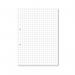 Hamelin Loose Leaf Paper 10mm Squared 1000 Page Punched 2 Hole A4 (Pack of 5) 100104180 JD95457