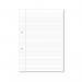 Hamelin Loose Leaf Paper 6mm Lined 1000 Page Punched 2 Hole A4 (Pack of 5) 100100617 JD95464