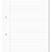 Hamelin Loose Leaf Paper 6mm Lined 1000 Page Punched 2 Hole A4 (Pack of 5) 100100617 JD95464