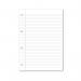Hamelin Loose Leaf Paper 8mm Lined 1000 Page Punched 4 Hole A4 (Pack of 5) 100102905 JD95469