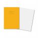 Hamelin Exercise Book 5mm Squared 80 Page A4 Yellow (Pack of 50) 100105390 JD95877