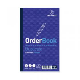 Challenge Carbonless Duplicate Order Book 100 Sets 210x130mm (5 Pack) 100080400 JDA63033