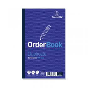 Challenge Carbonless Duplicate Order Book 100 Sets 210x130mm (Pack of 5) 100080400 JDA63033