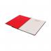 Black n Red Wirebound Recycled Ruled Hardback Notebook A5 (Pack of 5) 100080113 JDA67026