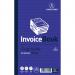 The image shows a pack of five Challenge Duplicate & Triplicate Challenge Duplicate Invoice Single VAT Column Books. Each book contains 100 sets, and measures 210x130mm. The design features a clean and professional single VAT column layout.