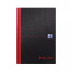 Black n Red Casebound Hardback Single Cash Book A5 (Pack of 5) 100080414 JDB66853