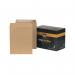 The photograph shows a stack of New Guardian Miscellaneous Sized Envelopes, specifically the C3 size at 457x324mm, in a manilla color. The envelopes have a pocket design and there are 125 in the pack.