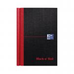 Black n Red Casebound Hardback Notebook 192 Pages A6 (Pack of 5) 100080429 JDC66655