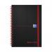 Black n Red Wirebound Ruled Polypropylene Notebook 140 Pages A5 (Pack of 5) 100080140 JDC67009