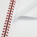 Black n Red Wirebound Ruled Polypropylene Notebook 140 Pages A5 (Pack of 5) 100080140 JDC67009