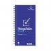 The photo shows a black wirebound book with the title Things To Do Today written in bold white letters. It also features a telephone and message challenge on the front cover. The book measures 280x141mm and has the product code JDC71986.