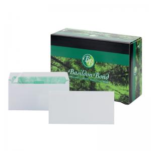 Basildon Bond DL Envelopes Wallet PeelSeal 120gsm White Pack of 500