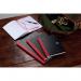 Black n Red Casebound Ruled Hardback Notebook A4 (Pack of 5) 100080446 JDD66174