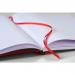 Black n Red Feint Ruled Casebound Hardback Notebook Ruled A4 (Pack of 5) 100080446