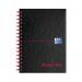 Black n Red Wirebound Hardback Ruled Notebook A6 (Pack of 5) 100080448 JDD67011