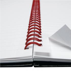 Black n Red Wirebound Ruled Hardback Notebook 140 Pages A5 (Pack of 5) 100080154 JDD96646