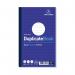 This pack of 5 Challenge Carbonless Duplicate Books contains 100 sets of triplicate forms, measuring 210x130mm. The books feature a clean and professional design, with clear lines for easy writing. Perfect for keeping organized records and making copies on the go.