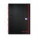 Black n Red Wirebound Polypropylene Notebook 140 Pages A4 (Pack of 5) 100080166 JDE67008