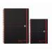 Black n Red Recycled Polypropylene Wirebound Notebook 140 Pages A4 (Pack of 5) 846350973
