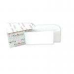 The image features a pack of 500 white Postmaster DL envelopes, each measuring 114x235mm and made of 90gsm paper. The envelopes are gummed and feature the Postmaster DL logo, with a professional and sleek appearance.