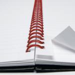 Black n Red Wirebound Notebook 100 Pages A4 (Pack of 10) 100080174 JDF66368