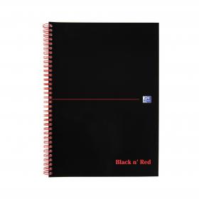 Black n' Red Wirebound Notebook 100 Pages A4 (Pack of 10) 846350152 JDF66368
