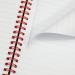 Black n Red Wirebound Polypropylene Ruled Notebook 140 Pages A6 (Pack of 5) 100080476 JDF67010