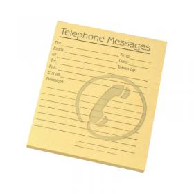 Challenge Telephone Message Pad 127x102mm Yellow (10 Pack) 100080477 JDF71971