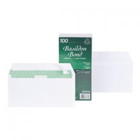 Basildon Bond DL Wallet Envelope Plain White (Pack of 100) F80275 JDF80275