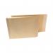 The image shows a stack of 100 manila envelopes, each measuring 381x279x50mm. These New Guardian Armour Gusset Envelopes have a sturdy, protective design, perfect for keeping important documents safe during transport or storage.