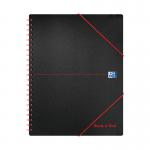 Black n Red Wirebound Polypropylene Meeting Book 160 Pages A4+ (Pack of 5) 100104323 JDH66071