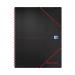 Black n Red Wirebound Polypropylene Meeting Book 160 Pages A4+ (Pack of 5) 100104323 JDH66071