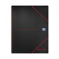 Black n Red Wirebound Polypropylene Meeting Book 160 Pages A4+ (Pack of 5) 100104323 JDH66071