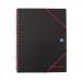 Black n Red Wirebound Polypropylene Meeting Book 160 Pages A4+ (Pack of 5) 100104323