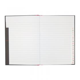 Black n Red Casebound Hardback A-Z Notebook 192 Pages A5 (Pack of 5) 100080491 JDH67197