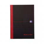 Black n Red Casebound Hardback A-Z Notebook 192 Pages A5 (Pack of 5) 100080491 JDH67197