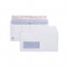 Plus Fabric DL Envelopes Window Wallet Self Seal 120gsm White (Pack of 500) J22370 JDJ22370