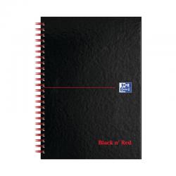 Black n Red Wirebound A-Z Hardback Notebook A5 (Pack of 5) 100080194 JDJ67001