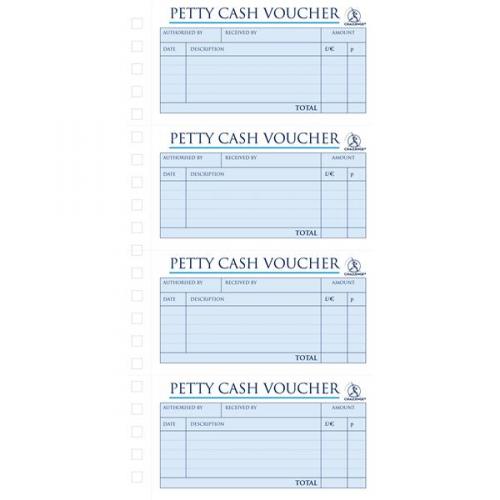 Challenge Petty Cash Book 200 Duplicate Slips 280x141mm JDJ71989