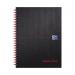 Black n Red Wirebound Ruled Margin Hardback Notebook 140 Pages A5+ (Pack of 5) 100080192 JDJ96626