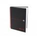 Black n Red Margin Ruled Wirebound Hardback Notebook 140 Pages A5+ (Pack of 5) 846354904